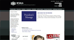 Desktop Screenshot of ncshla.org
