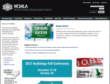 Tablet Screenshot of 2011.ncshla.org